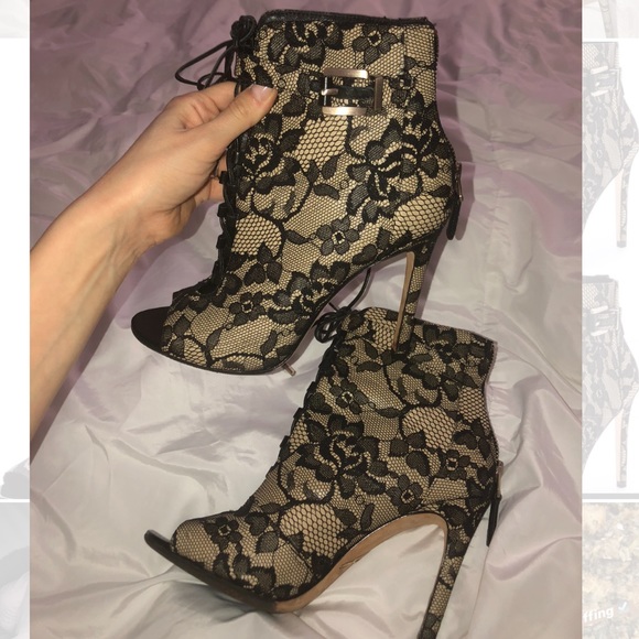 Brian Atwood lace up booties - Picture 3 of 5